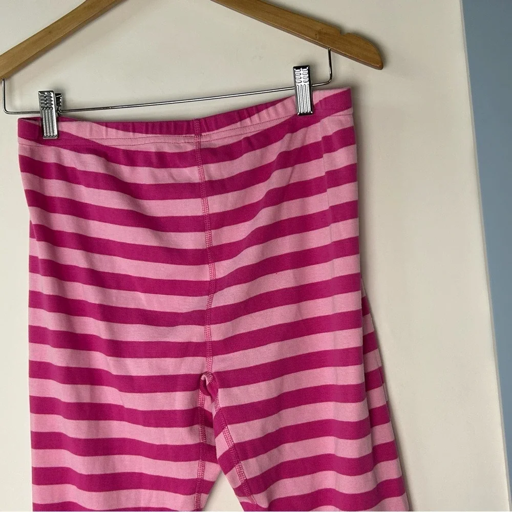 Hanna Andersson Pink‎ Stripe Barbiecore Pajama Pants Girls Large